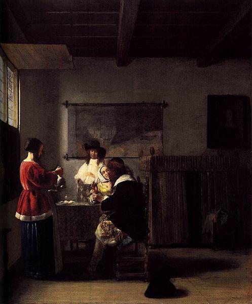 Pieter de Hooch The Visit